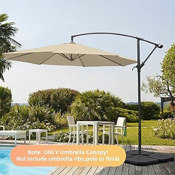 Amazon.com : Jorohiker 10ft Patio Umbrella Replacement